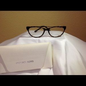 Used MK frames with case (brown w/gold accents)